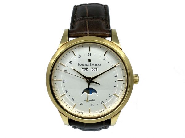 Maurice Lacroix Les Classiques Phases de Lune 18k Gold LC6068-YS101-13E –  Watchway – Luxury Watches