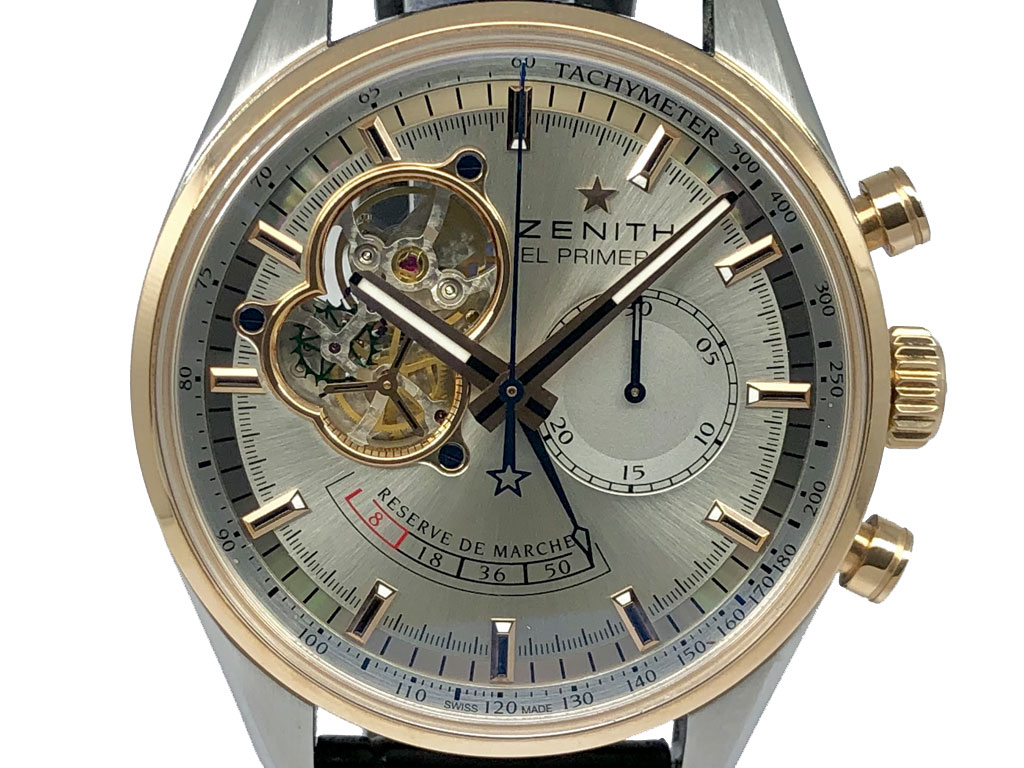 Zenith El Primero Chronomaster Gold Bezel 51.2080.4021 – Watchway ...