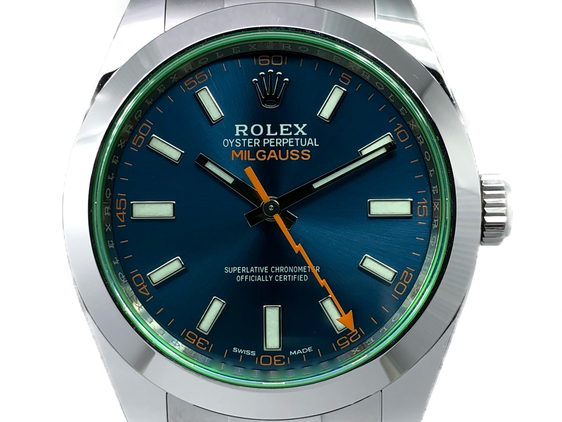 Rolex Milgauss Blue 116400GV Watchway Luxury Watches